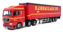 Corgi 1/50 Scale CC15206 - MAN TG-X Vinyl Curtainside (D.J.B. Haulage Ltd) Red