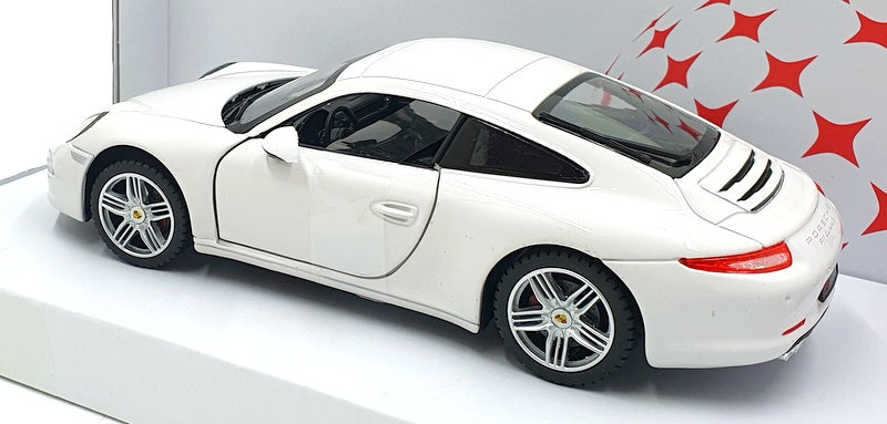 Rastar 1/24 Scale Diecast Model Car 56200 - Porsche 911 Carrera S - White