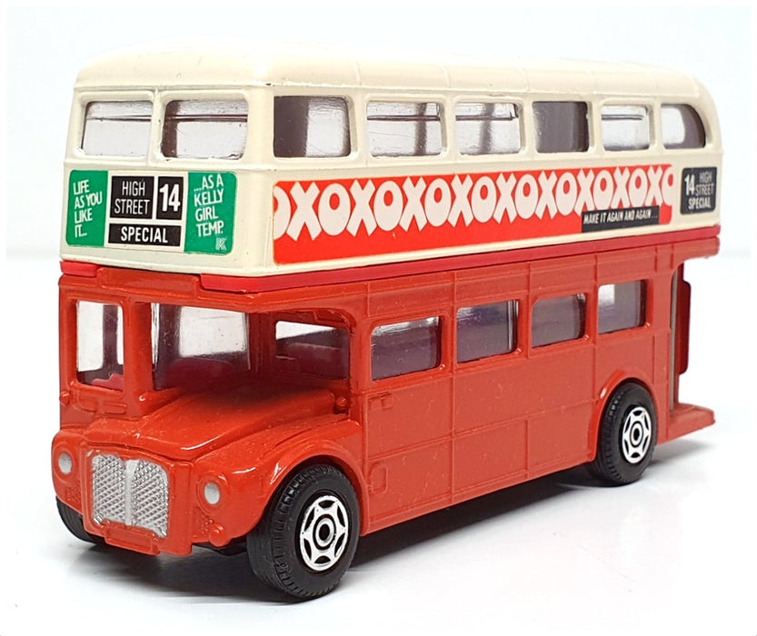 Corgi Appx 12cm Long Diecast 469 - AEC Routemaster Bus - Orange/Cream