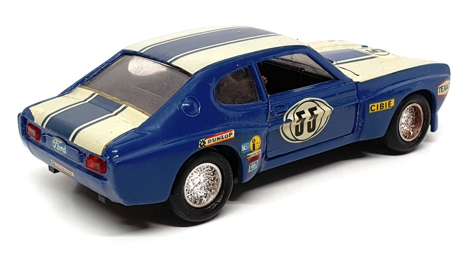 Solido 1/43 Scale Diecast No.26 - Ford Capri Rally Car - #55 Blue/White