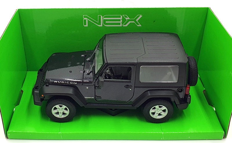 Welly NEX 1/24 Scale Diecast 22489HW-GRY - 2007 Jeep Wrangler - Dark Grey