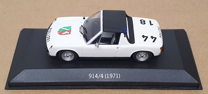 Minichamps 1/43 Scale WAP 020 SET 28 - 1971 Porsche 914/4 Polizei - White