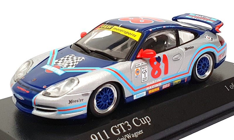 Minichamps 1/43 Scale 400 036981 - Porsche 911 GT3 Cup #81 Daytona 250 2003