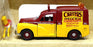 Saico 1/26 Scale TY4987 - Morris Minor Van (Carters Steam Fair) Dk Red/Yellow