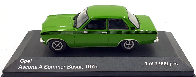 Whitebox 1/43 Scale Diecast WB141 - 1975 Opel Ascona A Sommer Basar - Green