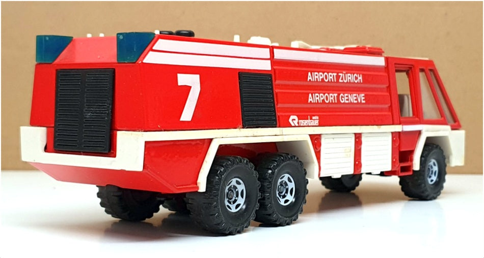 Siku 1/55 Scale 3513 - Rosenbauer Airport Fire Engine Zurich Geneve - Red/White