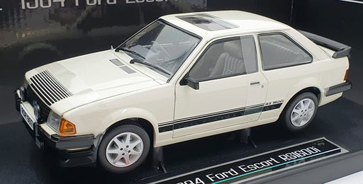 Sun Star 1/18 Scale Diecast 4997R Ford Escort RS1600i RHD 1984 Diamond White