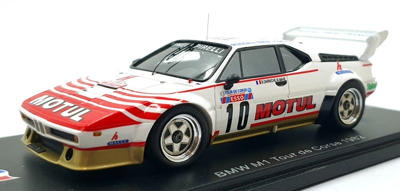 Spark 1/43 Scale SF144 - BMW M1 #10 Tour de Corse 1982