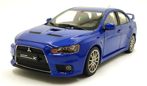 Sun Star 1/18 Scale Diecast 5823 - Mitsubishi Lancer Evolution X (LHD) Met. Blue