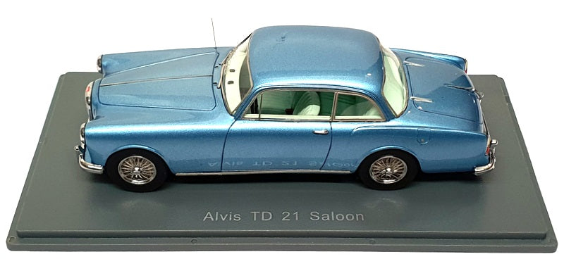 Neo 1/43 Scale NEO43415 - Alvis TD 21 Saloon - Met Lt Blue