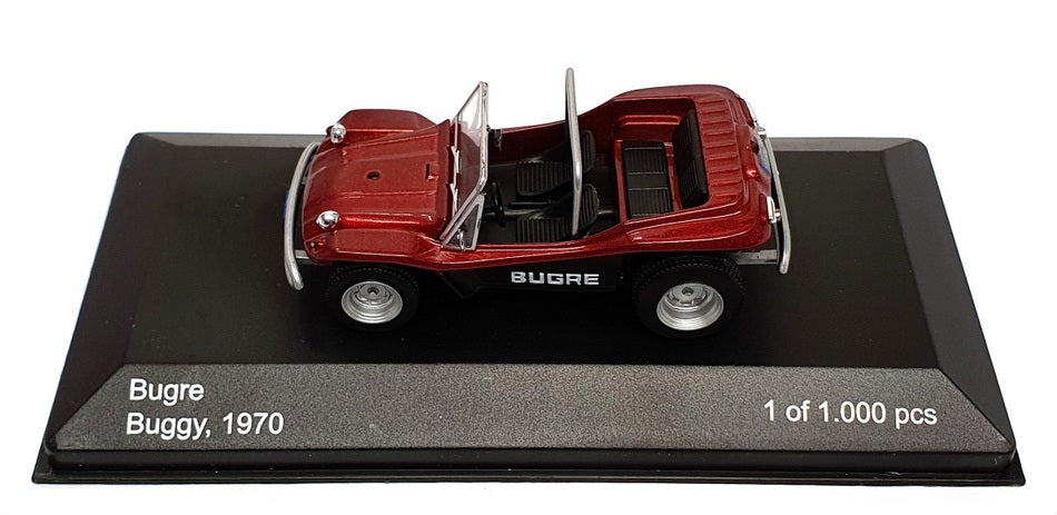 Whitebox 1/43 Scale Diecast WB156 - 1970 Bugre Buggy - Dk Red/Black