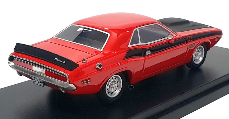 Best Of Show (BOS) 1/43 Scale 43645 - 1970 Dodge Challenger T/A - Red/Black