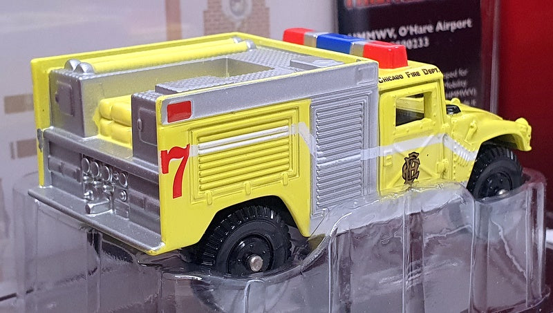 Corgi Appx 8cm Long CS90233 - HMMWV Fire Truck O'Hare Airport - Yellow