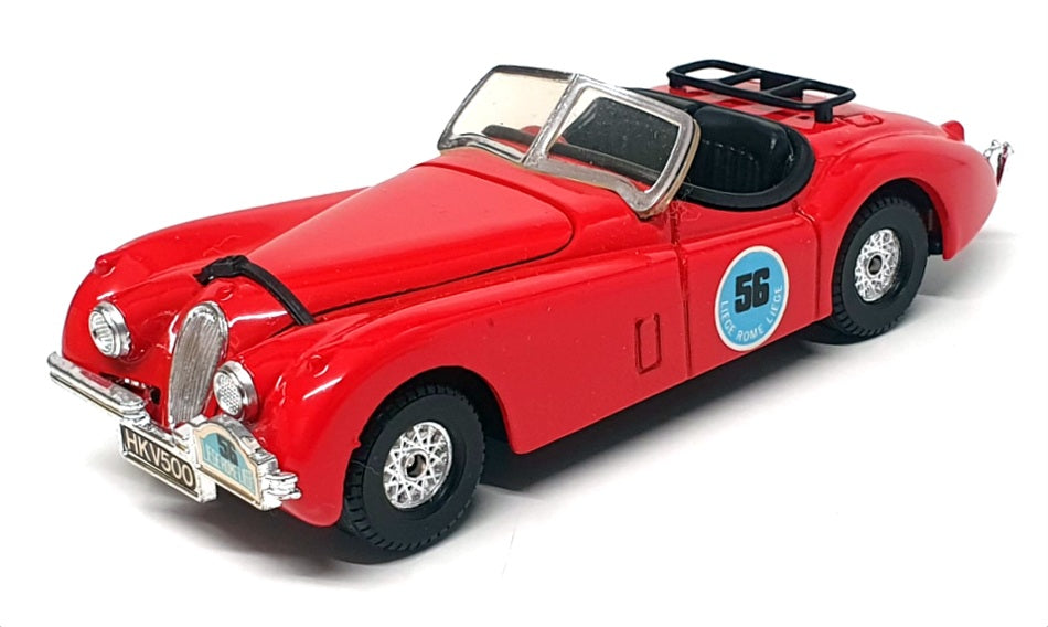 Corgi Appx 12cm Long Diecast 816 - 1950 Jaguar XK120 Race Car - Red