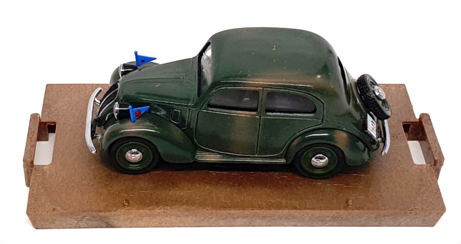 Brumm 1/43 Scale R34 - 1937-39 Fiat 508 C Berlina 1100 Army Camouflage