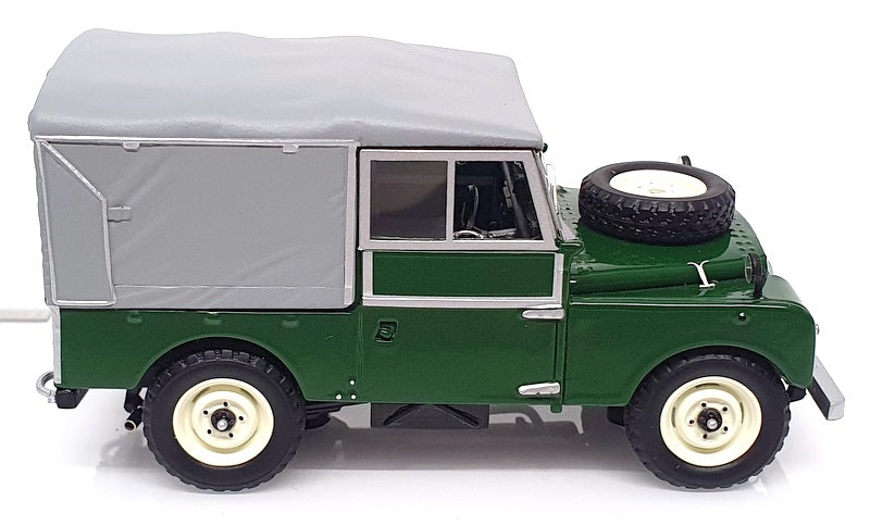 TSM 1/43 Scale TSM144325 - 1957 Land Rover S1 88" Soft-Top - Green/Grey