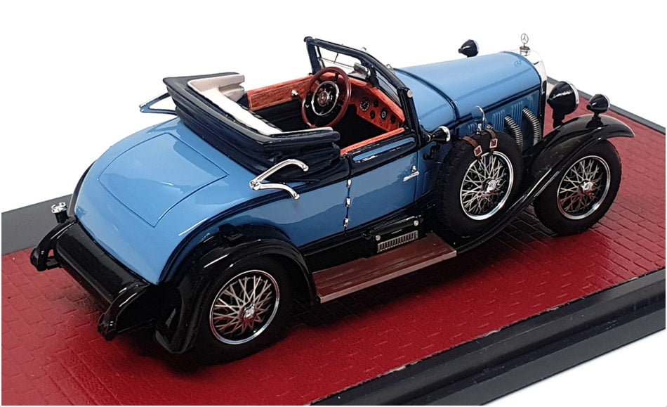 Matrix 1/43 Scale MX41302-201 - 1927 Mercedes Benz Sport Cabriolet - 2-Tone Blue