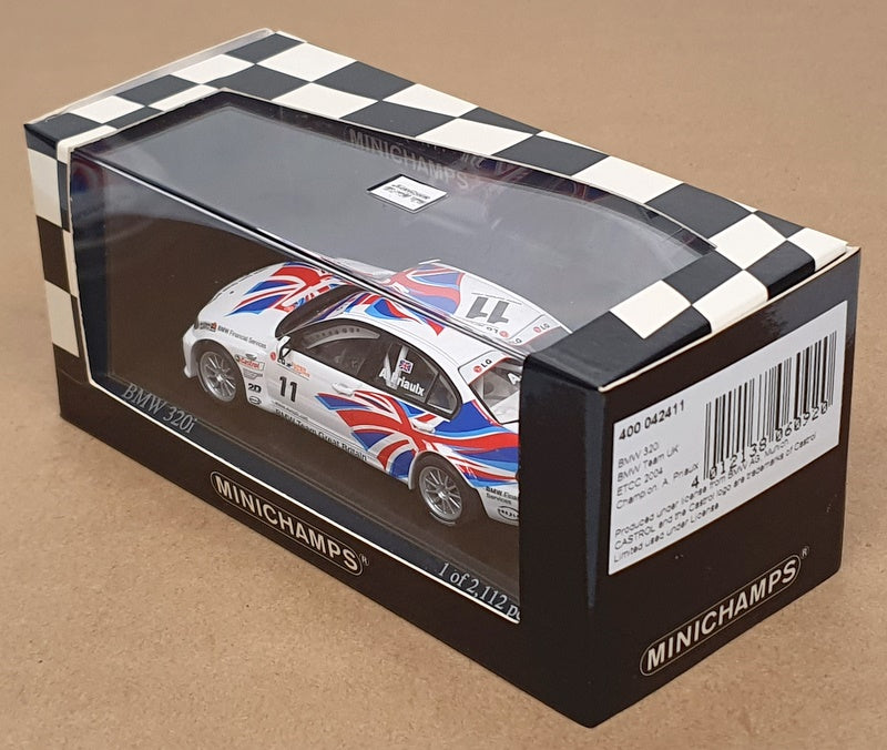 Minichamps 1/43 Scale 400 042411 - BMW 320i #11 ETCC 2004 Champion Priaulx