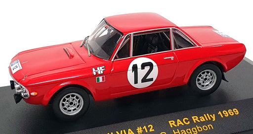 Ixo 1/43 Scale RAC097 - Lancia Fulvia #12 RAC Rally 1969 Kallstrom/Haggbon