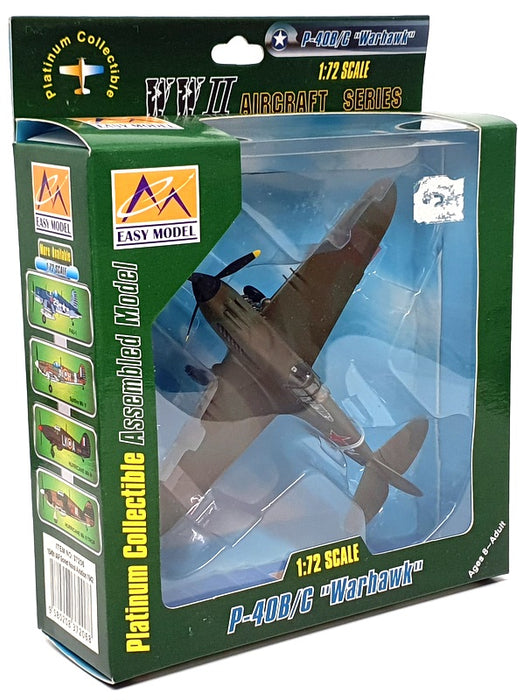 Easy Model 1/72 Scale 37206 - Soviet Curtiss P-40B Warhawk WW2 Aircraft