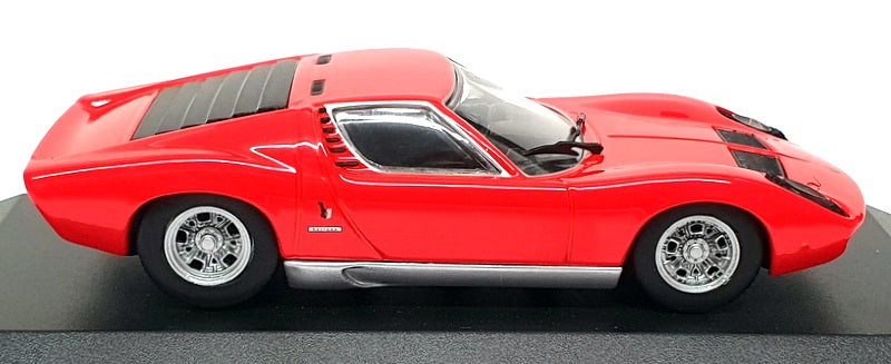 Minichamps 1/43 Scale 943 103003 - 1966 Lamborghini Miura - Red