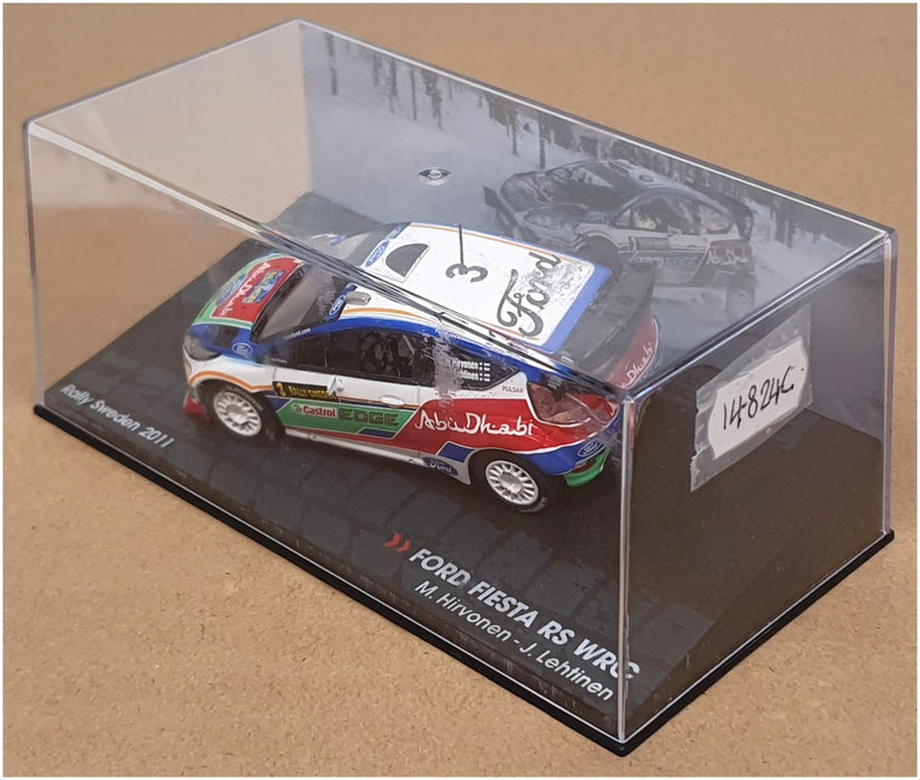 Altaya 1/43 Scale 14824C - Ford Fiesta RS WRC #3 Rally Sweden 2011