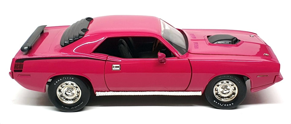 Ertl 1/18 Scale Diecast 3124K - 1970 Plymouth Hemi Cuda - Fushia