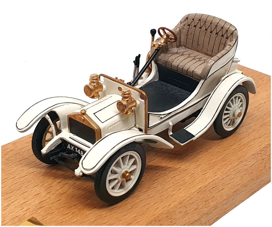 Top Marques 1/43 Scale GS11 - 1906 Rolls Royce 10hp 2 Str Phaeton - Ivory