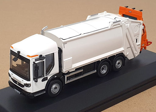 Oxford Diecast 1/76 Scale 76DE003 - Dennis Eagle Olympus Refuse Truck - White