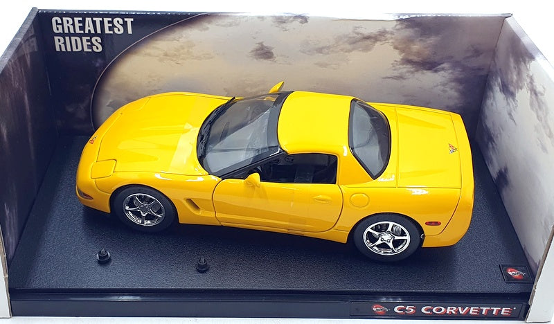 Hot Wheels 1/18 Scale Diecast B7672 - Chevrolet Corvette - Yellow