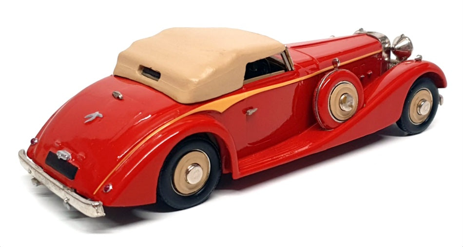 Western Models 1/43 Scale WMS20 - 1933 V12 Hispano Suiza 68 Saoutchik - Red