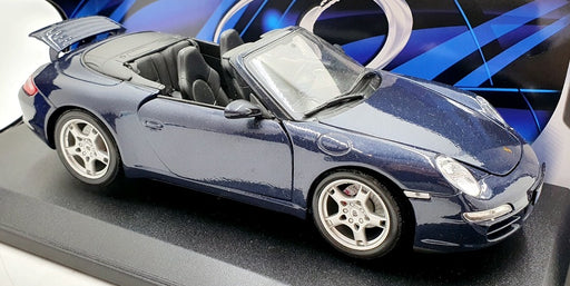Maisto 1/18 Scale Diecast 31126 - Porsche 911 Carrera S Cabriolet - Blue