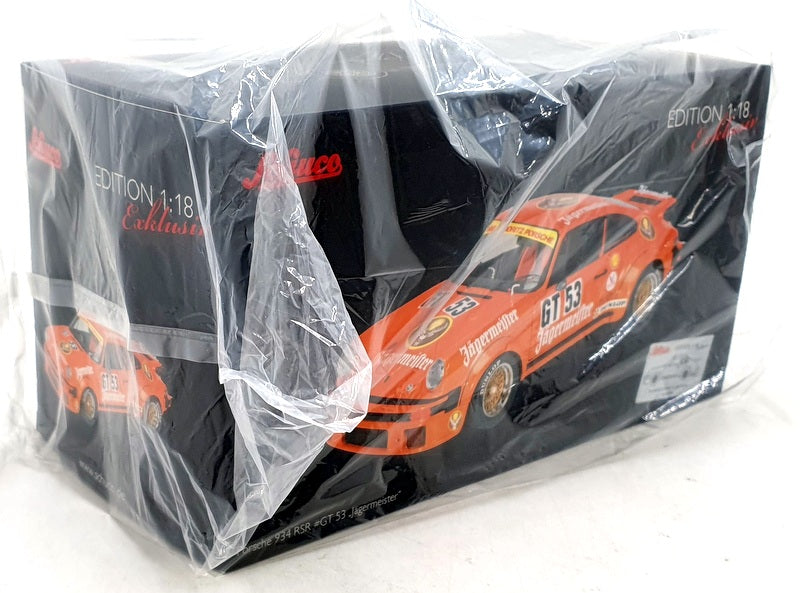 Schuco 1/18 Scale Diecast 45 003 3500 - Porsche 934 RSR #GT 53 Jagermeister