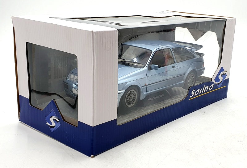 Solido 1/18 Scale Diecast S1806106 - Ford Sierra RS500 1987 Blue Glacier