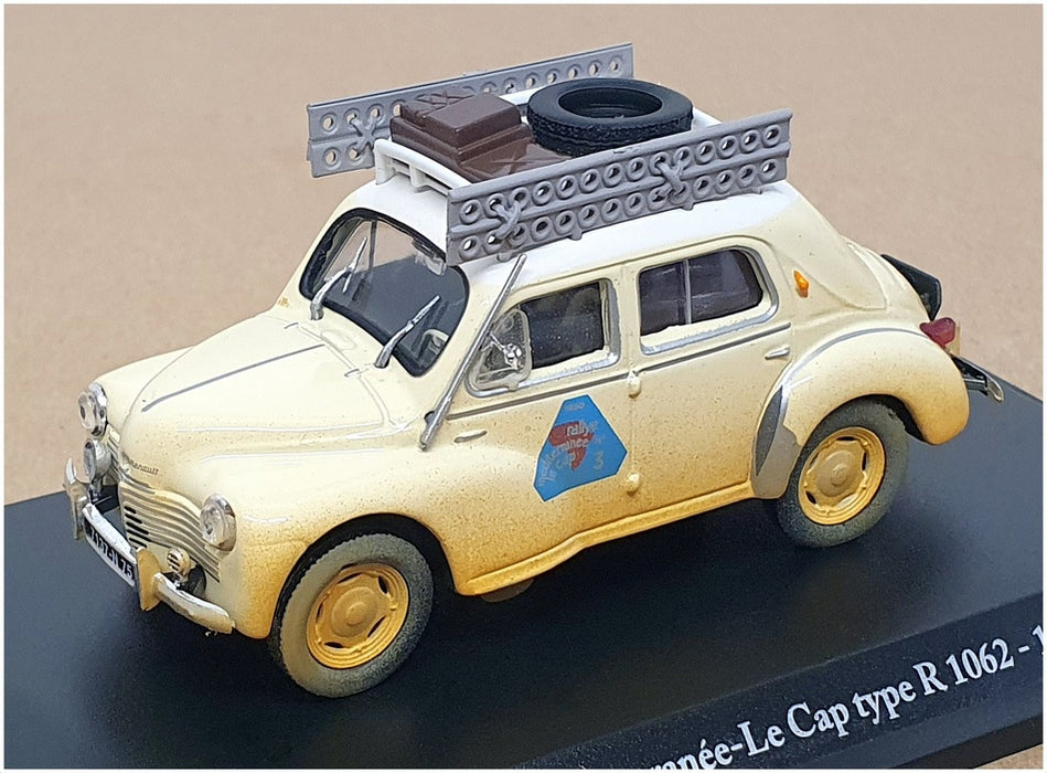 Eligor 1/43 Scale 1153005 - Renault 4CV Rallye Mediteranee 1950 - Sand