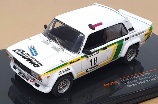 Ixo 1/43 Scale RAC379A - Lada 2105 VFTS #18 Barum Tribec Rally 1986