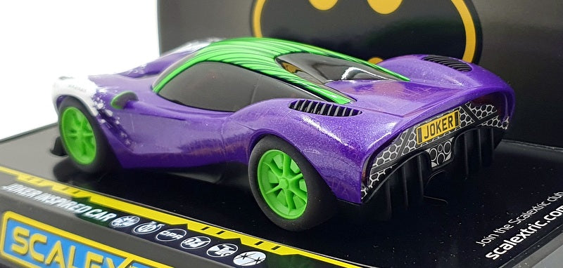 Scalextric 1/32 Scale Slot Car C4142 Joker Inspired Car - Purple/Green