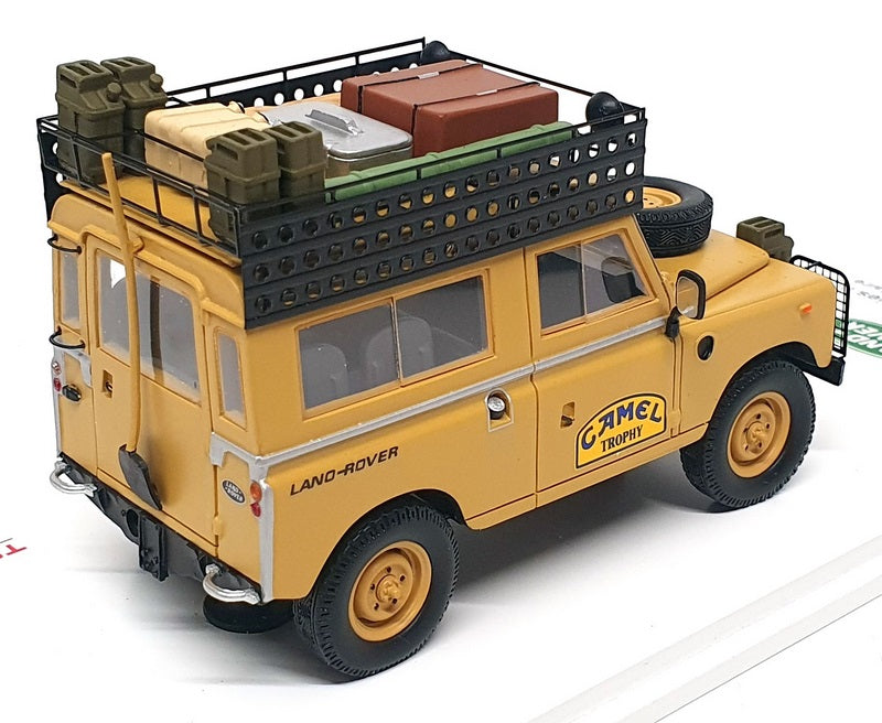 TSM 1/43 Scale TSM164321 - Land Rover SIII 1983 Camel Trophy Zaire - Beige