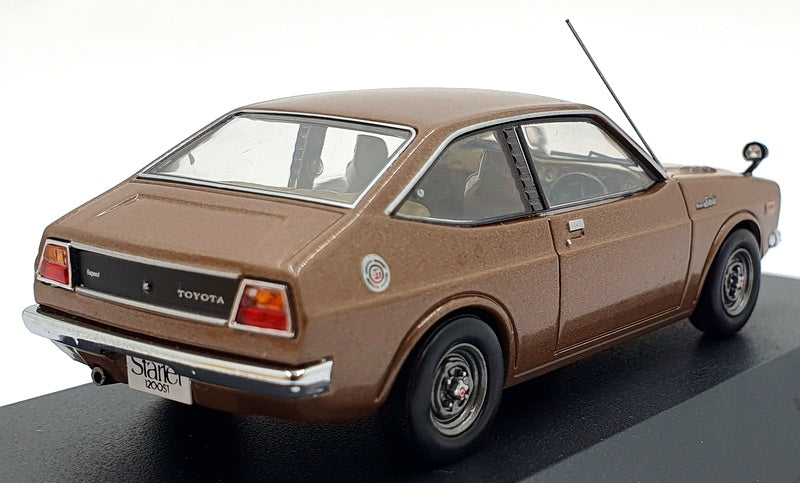 Ixo 1/43 Scale Diecast KB1057 - Toyota Starlet 1200 SR 1973 - Brown Metallic