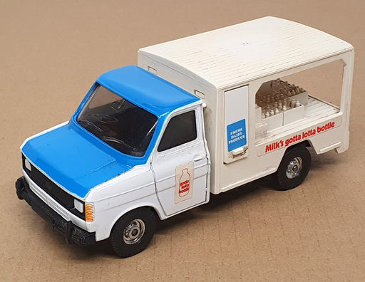 Corgi 14cm Long Diecast 405 - Ford Transit Dairy Crest Milk Van - White/Blue