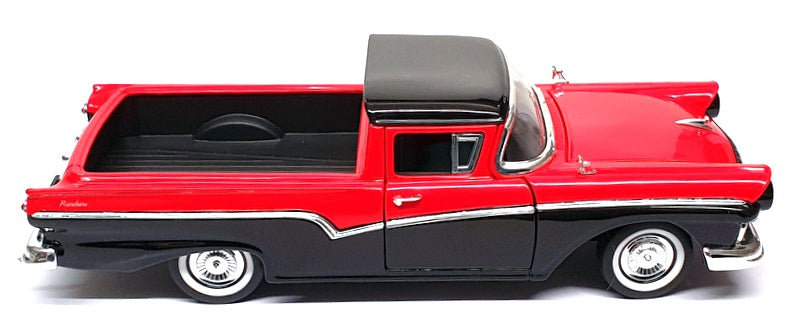 Road Legends 1/18 Scale 18125D - 1957 Ford Ranchero Truck - Red/Black