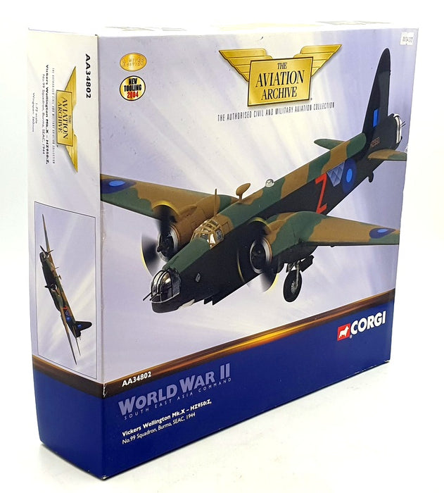 Corgi 1/72 Scale Diecast AA34802 Vickers Wellington MkX 99 Sqn Burma SEAC 1944