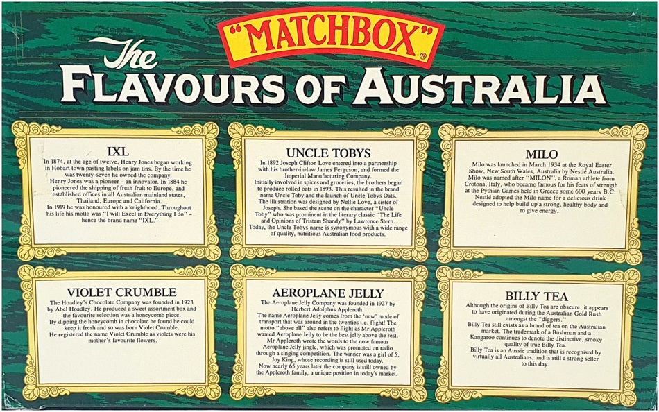 Matchbox Diecast MB912 - 6x Ford Model A Van Set (The Flavours Of Australia)