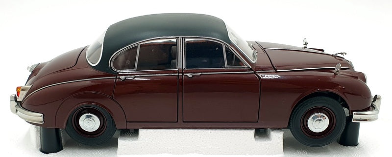 Model Icons 1/18 scale Diecast 701001 - Jaguar MK2 Inspector Morse Burgundy