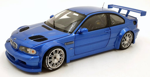 Minichamps 1/18 Scale Diecast 80 43 0 302 540 - BMW M3 GTR Street Version Blue