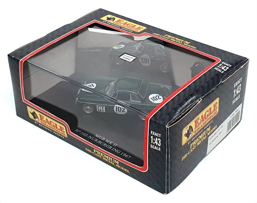 Eagle Universal Hobbies 1/43 Scale 3691 - MGB MKII #102 Nurburgring 1967