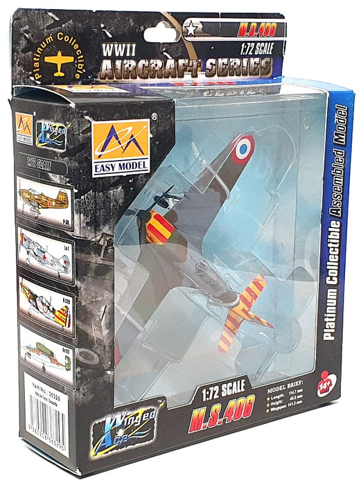 Easy Model 1/72 Scale 36329 - Morane Saulnier MS.406 WW2 Aircraft