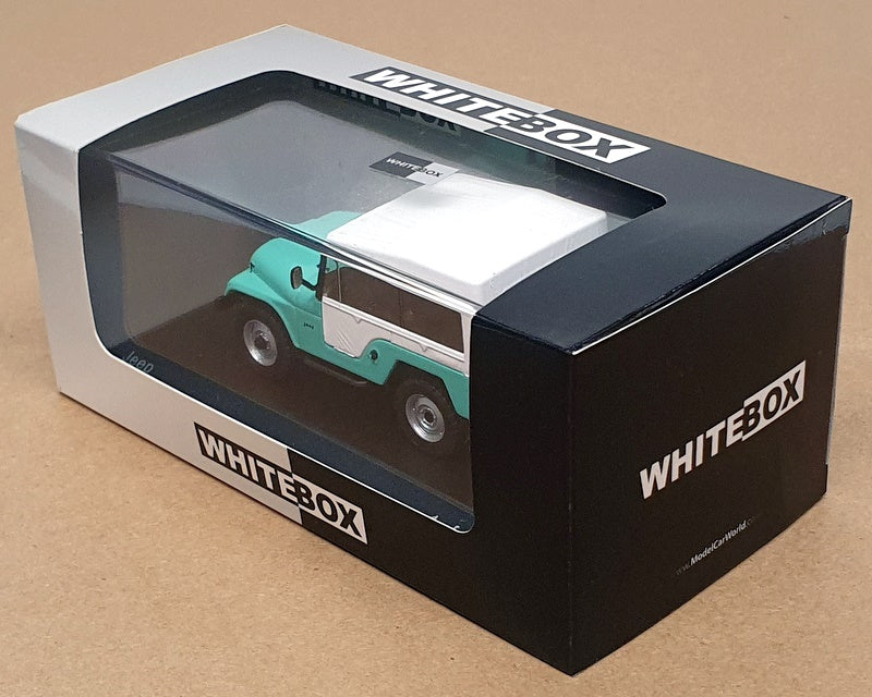 Whitebox 1/43 Scale Diecast WB234 - 1963 Jeep CJ-5 - Green/White