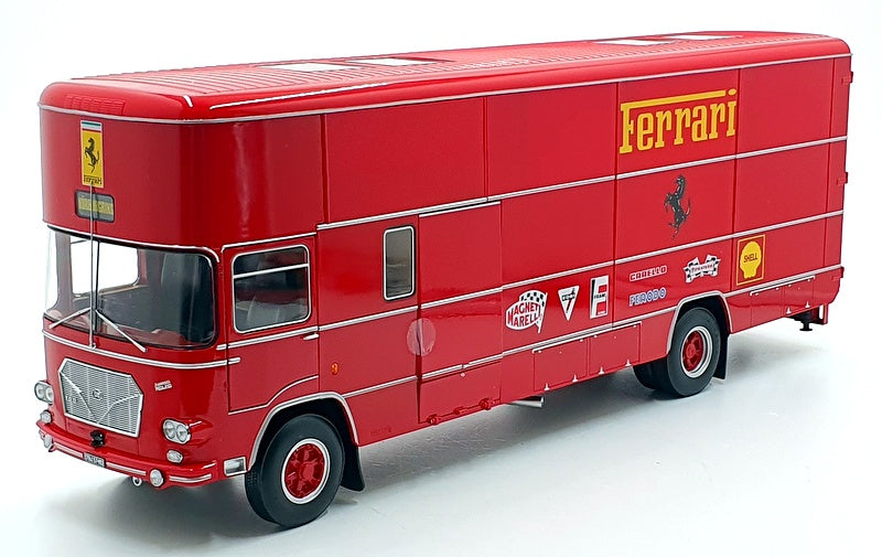 CMR 1/18 Scale CMR176 - Fiat OM 150 Rolfo Race truck 1967 Ferrari - Red