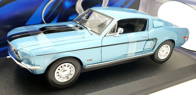 Maisto 1/18 Scale Diecast 31167 - 1968 Ford Mustang GT Cobra Jet - Blue ...